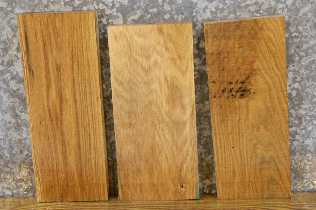 3- Rustic White Oak Kiln Dried Lumber Boards 11593-11595