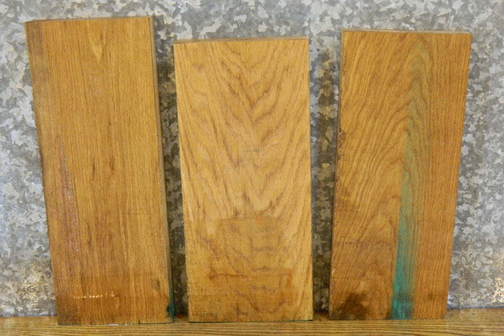 3- Rustic White Oak Kiln Dried Lumber Boards 11593-11595