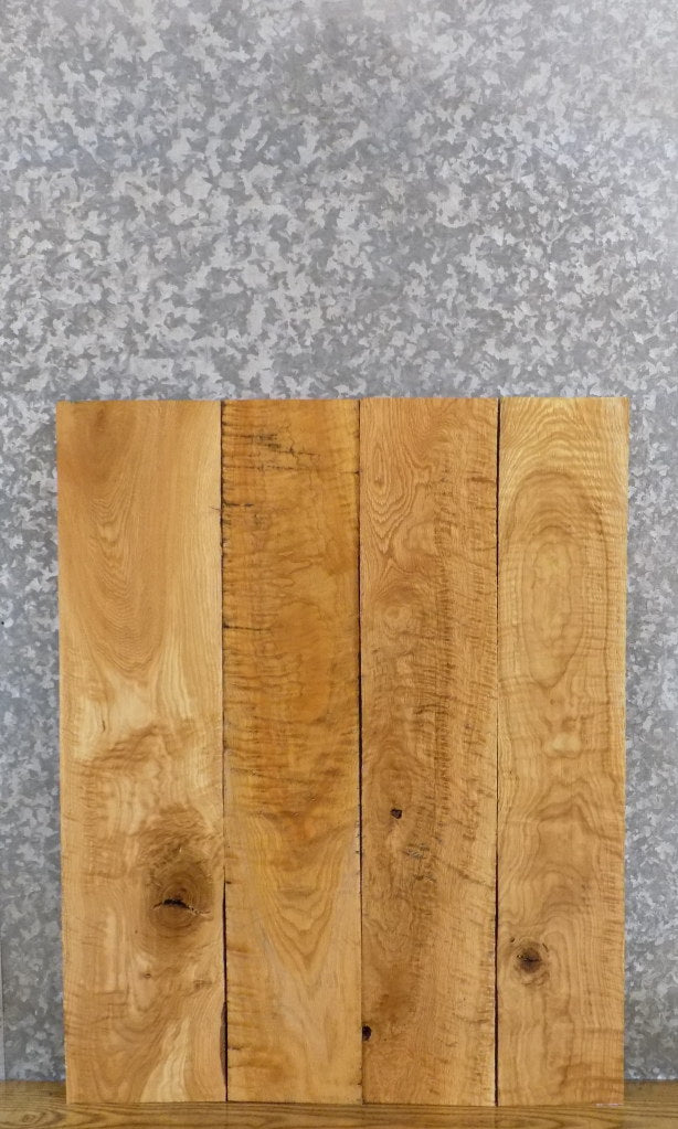 4- Rustic Kiln Dried Figured White Oak Craft Pack/Lumber Boards 11633-11634