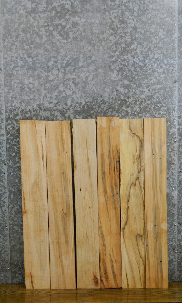 6- Kiln Dried Ambrosia Maple Salvaged Lumber Boards 11847-11852