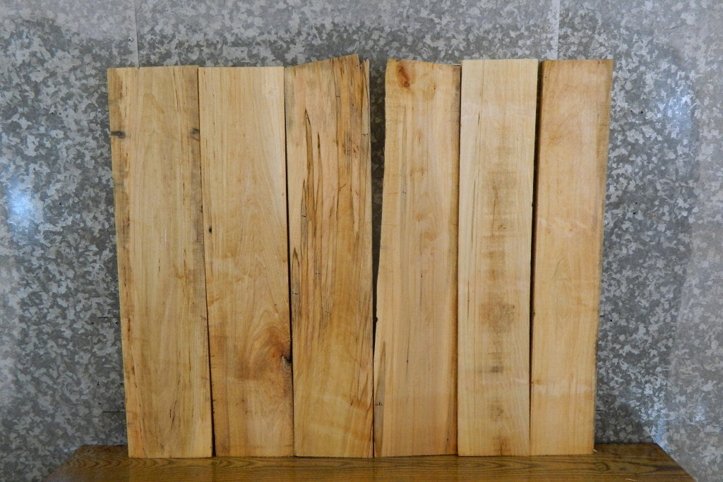6- Ambrosia Maple Kiln Dried Reclaimed Lumber Boards 11867-11868