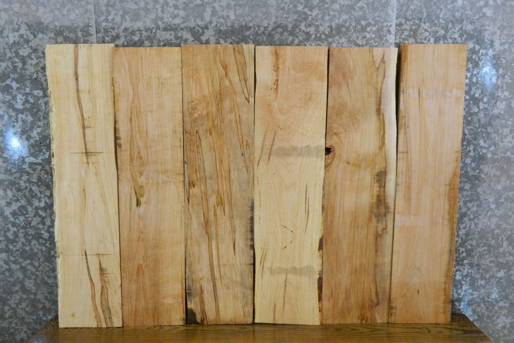 6- Rustic Ambrosia Maple Kiln Dried Lumber Boards 11869-11870