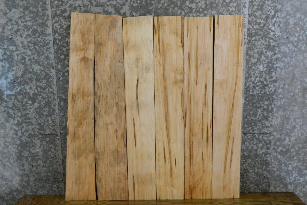 6- Ambrosia Maple Kiln Dried Lumber Boards 11897-11898
