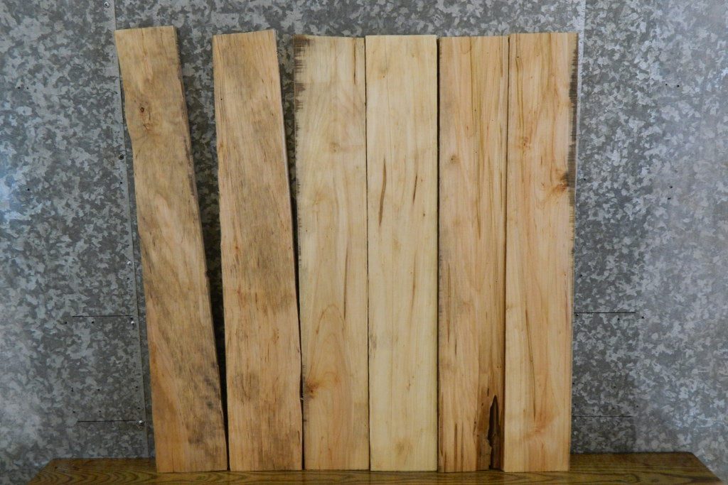6- Ambrosia Maple Kiln Dried Lumber Boards 11897-11898
