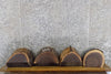 Thumbnail for 4- Live Edge Round Cut Black Walnut Taxidermy Bases CLOSEOUT 12433-12436