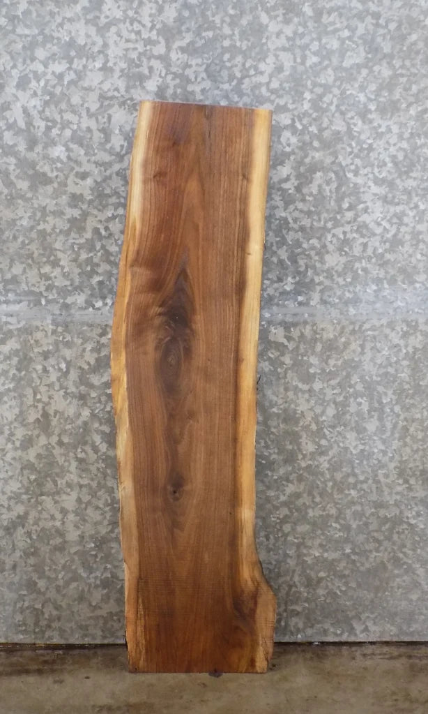 Live Edge Black Walnut Mantle/Accent/End Table Top Slab 1244