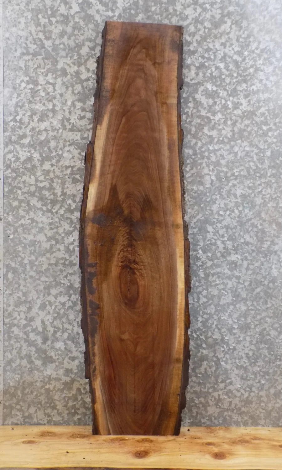 Live Edge Furniture Slab/Wall Shelf Black Walnut 1251