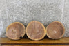 Thumbnail for 3- Black Walnut Round Cut Live Edge Wood Slabs 12522-12524