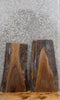 Thumbnail for 2- Live Edge Black Walnut Wall Shelf/Taxidermy Mount Slabs 12897-12898