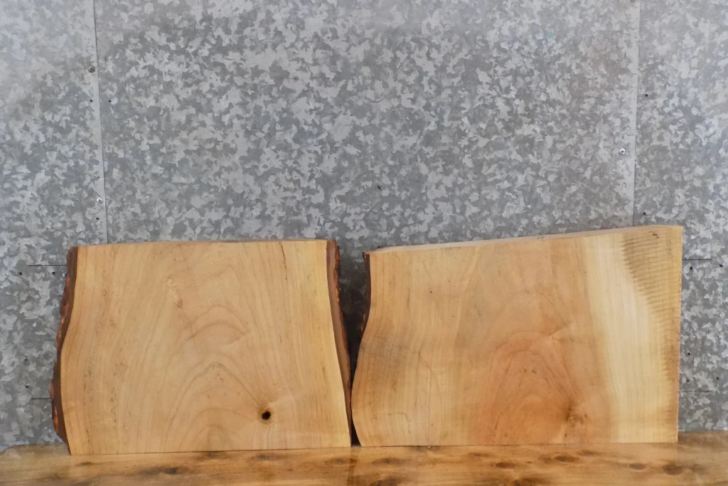 2- Live Edge Maple Charcuterie/Cutting/Cheese Board Slabs 13011-13012