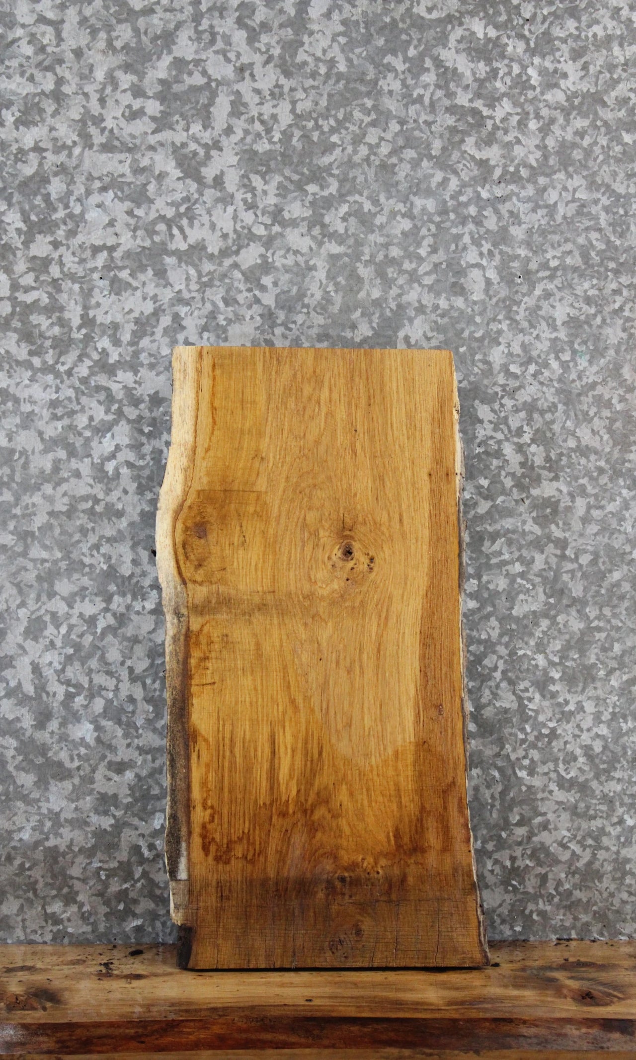 White Oak Live Edge Charcuterie/Taxidermy Slab 13053
