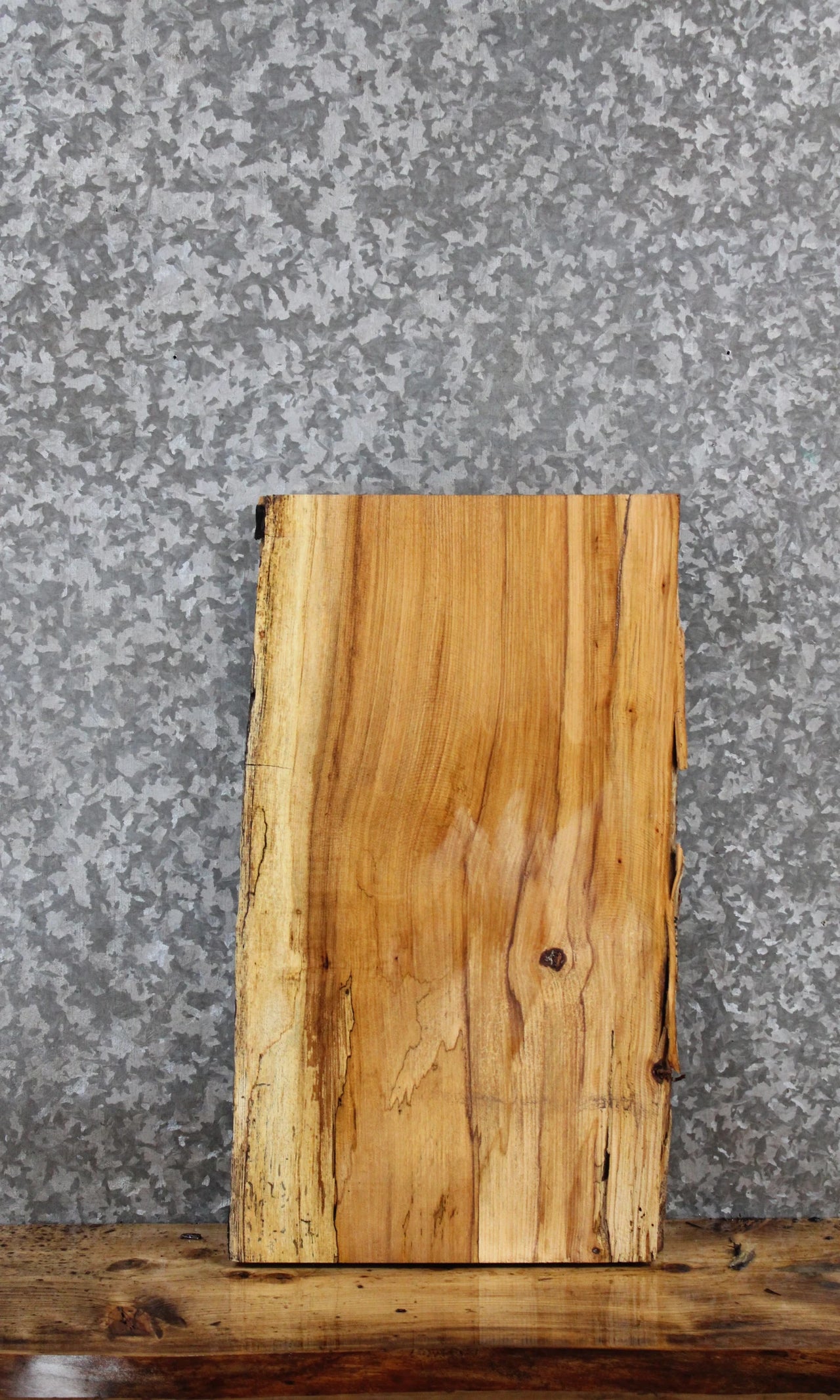 Hickory Live Edge Charcuterie Board Slab 13094