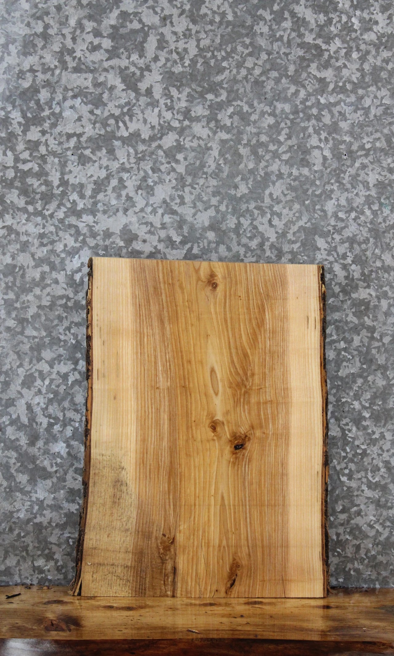 Ash Live Edge Charcuterie/End Table Slab 13120