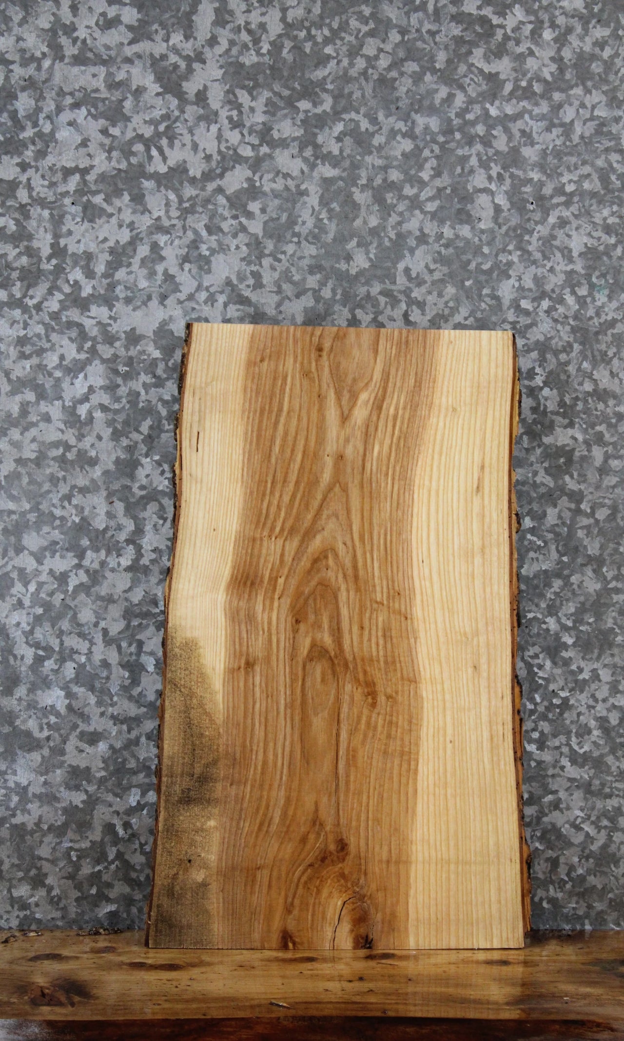 Ash Live Edge Charcuterie/End Table Slab 13123