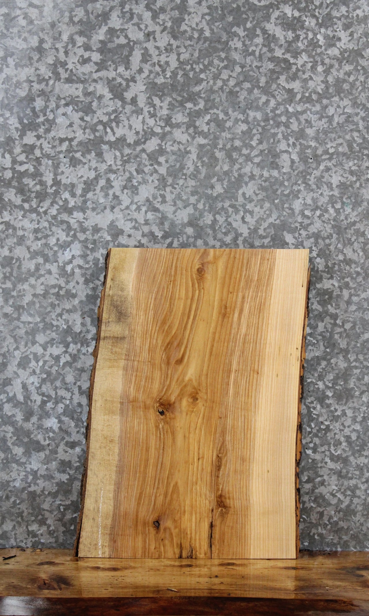 Ash Live Edge Charcuterie/End Table Slab 13124