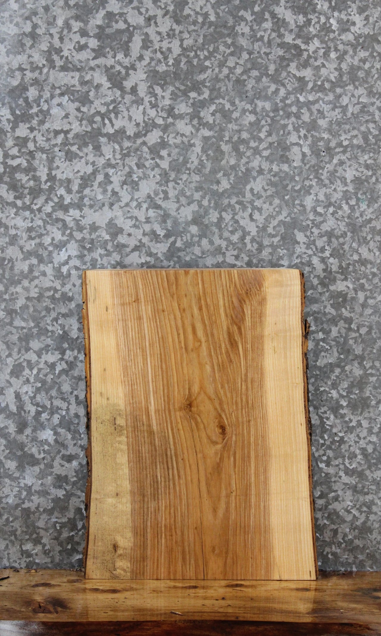 Ash Live Edge Charcuterie/End Table Slab 13125