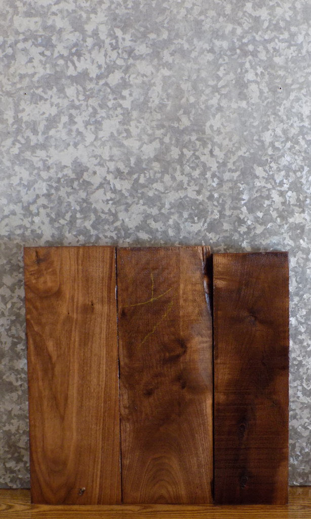 3- Reclaimed Kiln Dried Black Walnut Craft Pack/Lumber Boards 13270-13272