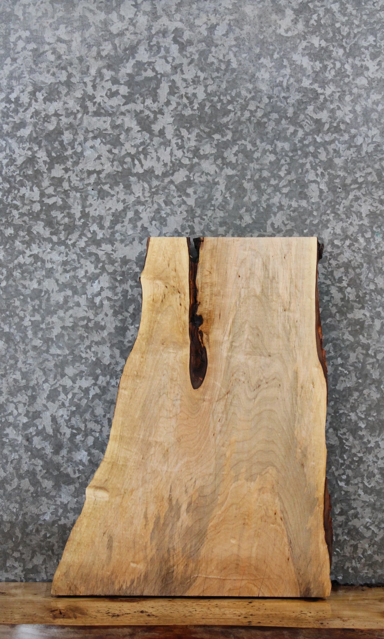 Maple Live Edge Slab, Wood Charcuterie Board Slab 13290