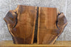 Thumbnail for 2- Bookmatched Black Walnut Live Edge End Table Top Slabs 13308-13309