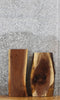 Thumbnail for 2- Live Edge Black Walnut Bookmatched End/Entry Table Top Slab 13335-13336
