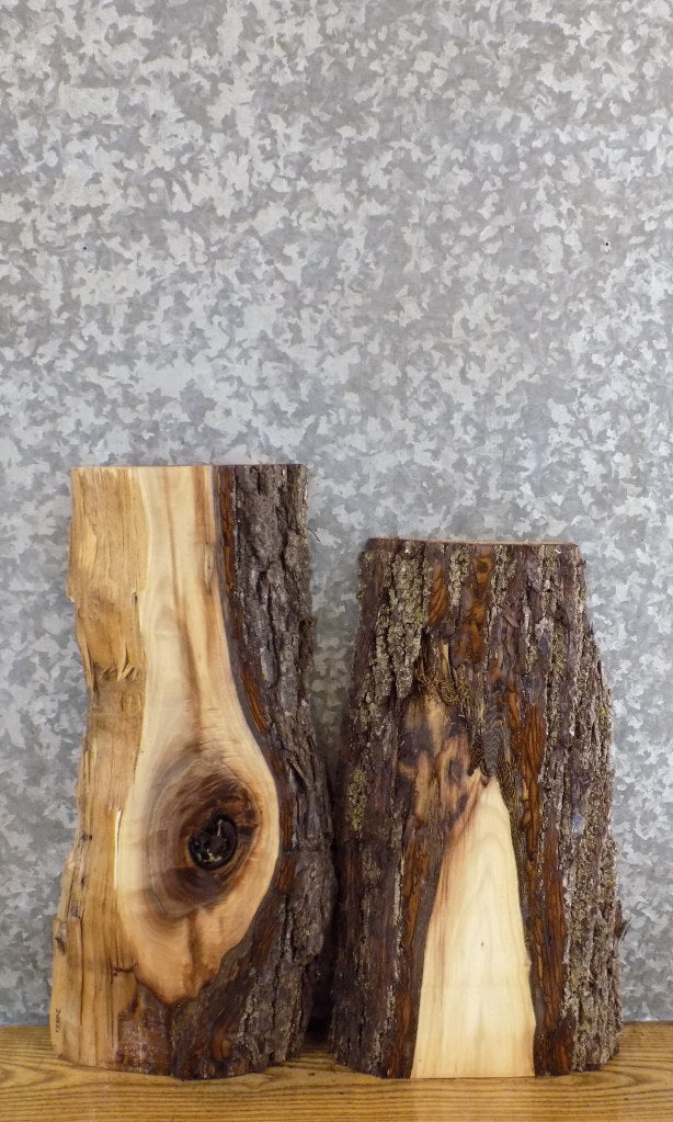 2- DIY Live Edge Black Walnut Rustic Charcuterie Boards/Slabs 13382-13383