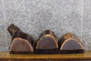 Thumbnail for 3- Round Cut Partial Live Edge Black Walnut Craft Pack Wood Slabs 13599-13601