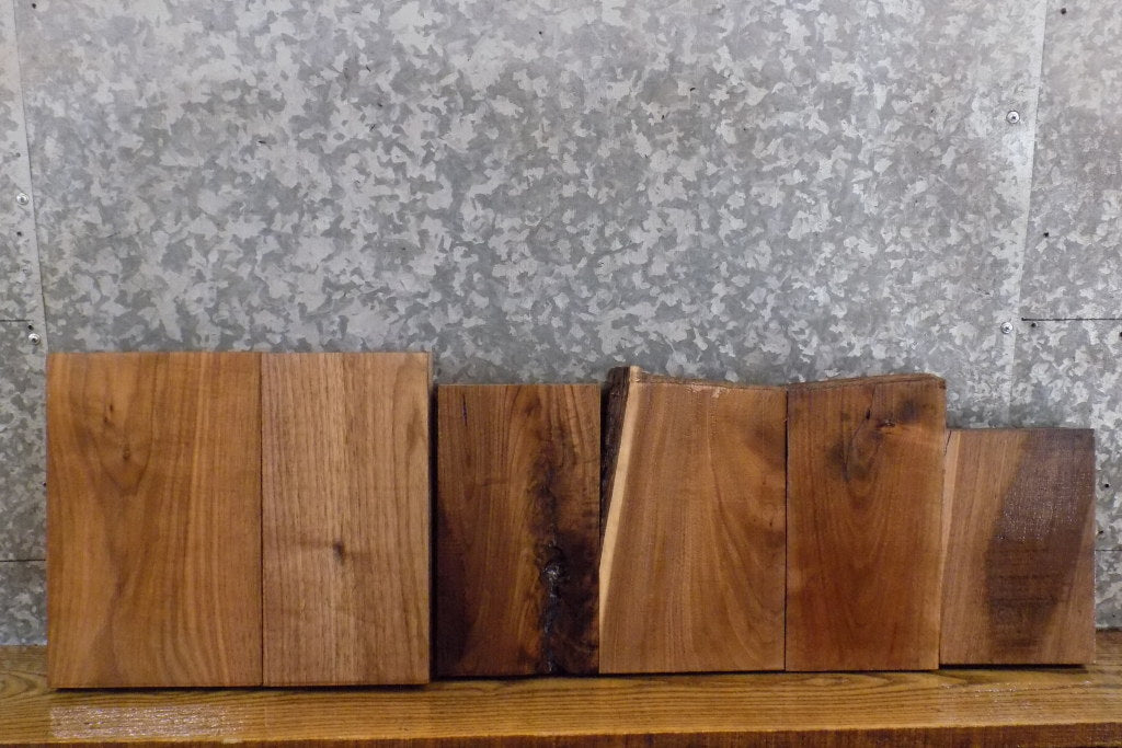 6- Kiln Dried Black Walnut Reclaimed Craft Pack/Lumber Boards 13682-13683