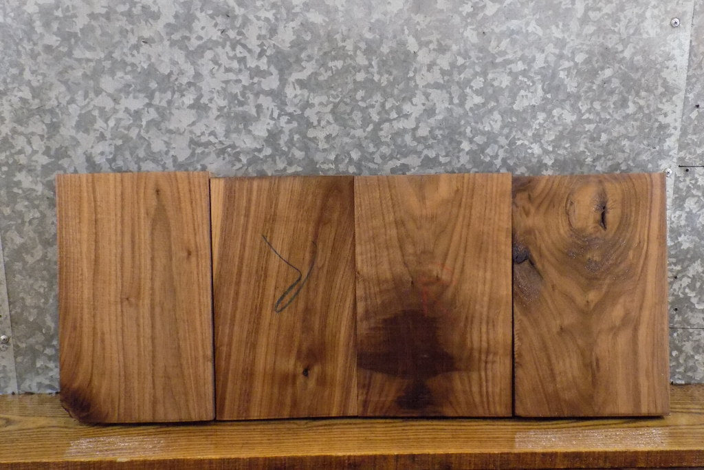 4- Rustic Black Walnut Kiln Dried Craft Pack/Lumber Boards 13688-13689