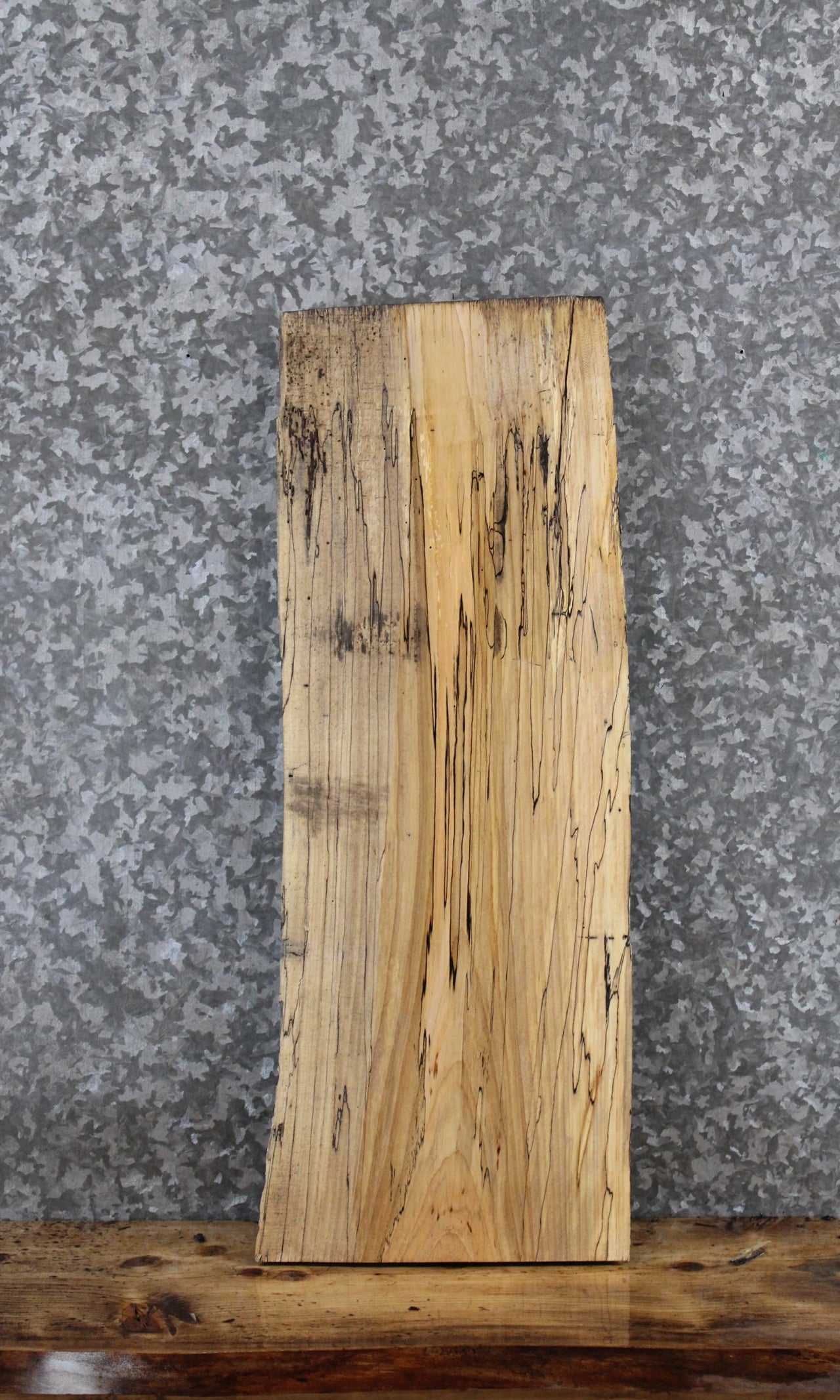 Spalted Maple Live Edge Charcuterie Board Slab 13690