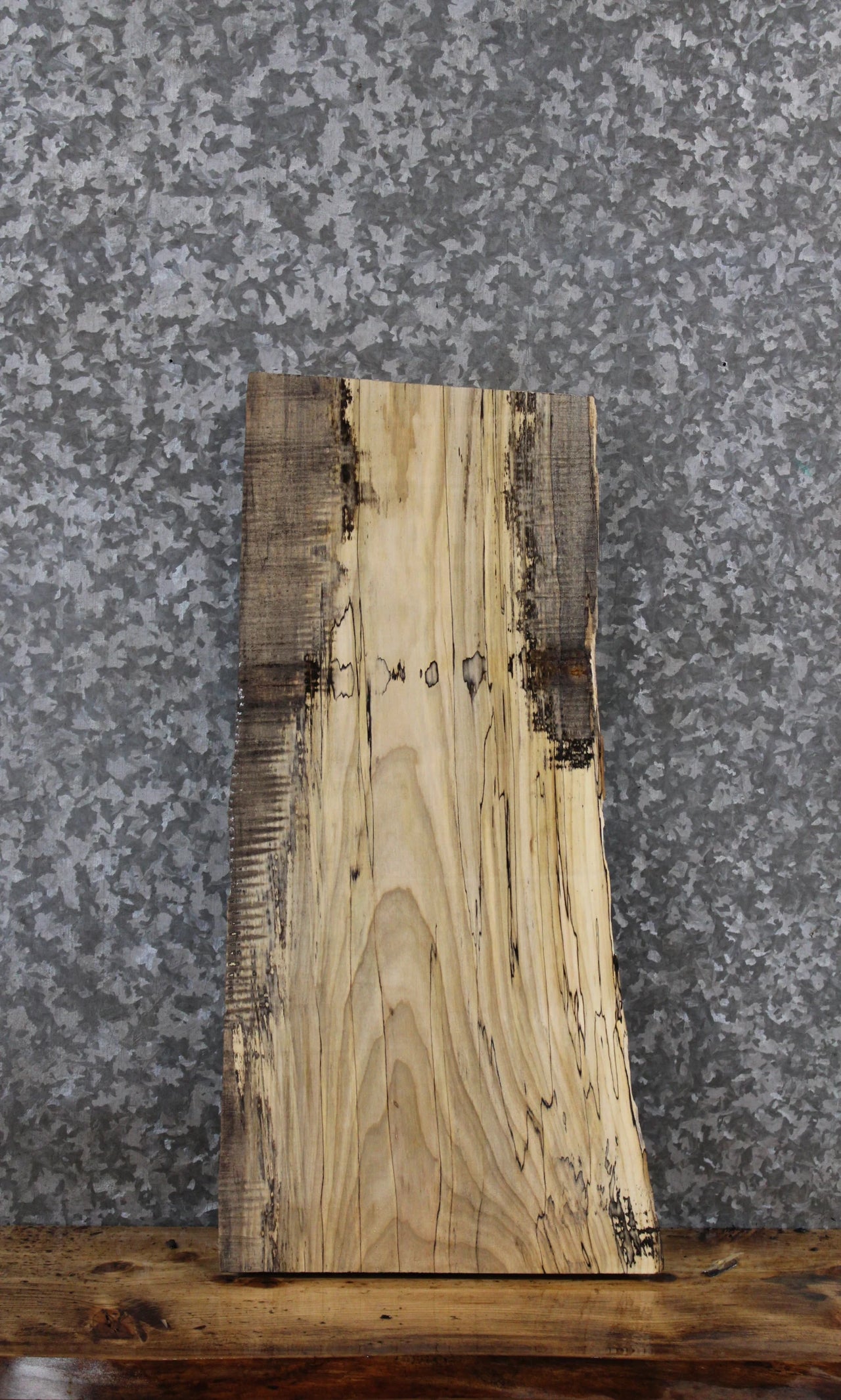 Spalted Maple Live Edge Charcuterie Board Slab 13695