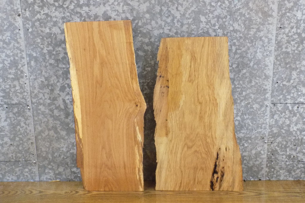 2- DIY Live Edge White Oak Rustic Charcuterie Boards/Craft Pack 13701-13702