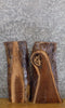 Thumbnail for 2- Live Edge Rustic Black Walnut Craft Pack/Taxidermy Base Slabs 13764-13765