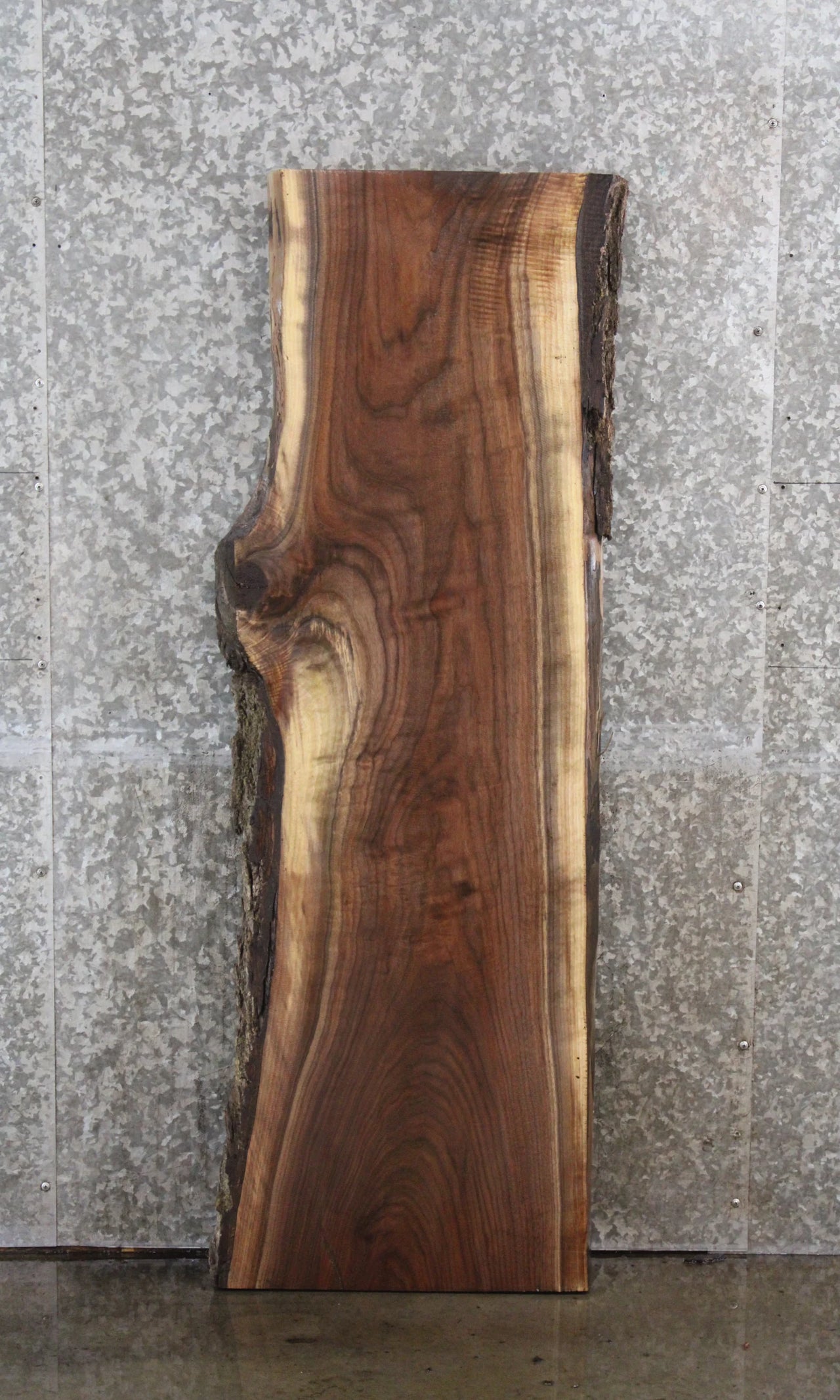 Black Walnut Live Edge Coffee Table/Bench Slab 1377