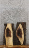 Thumbnail for 2- Figured Black Walnut Live Edge Slabs, Charcuterie Boards 13795-13796