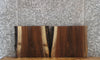 Thumbnail for 2- Black Walnut Live Edge Wood Slabs, Bench Legs, Charcuterie 13804-13805