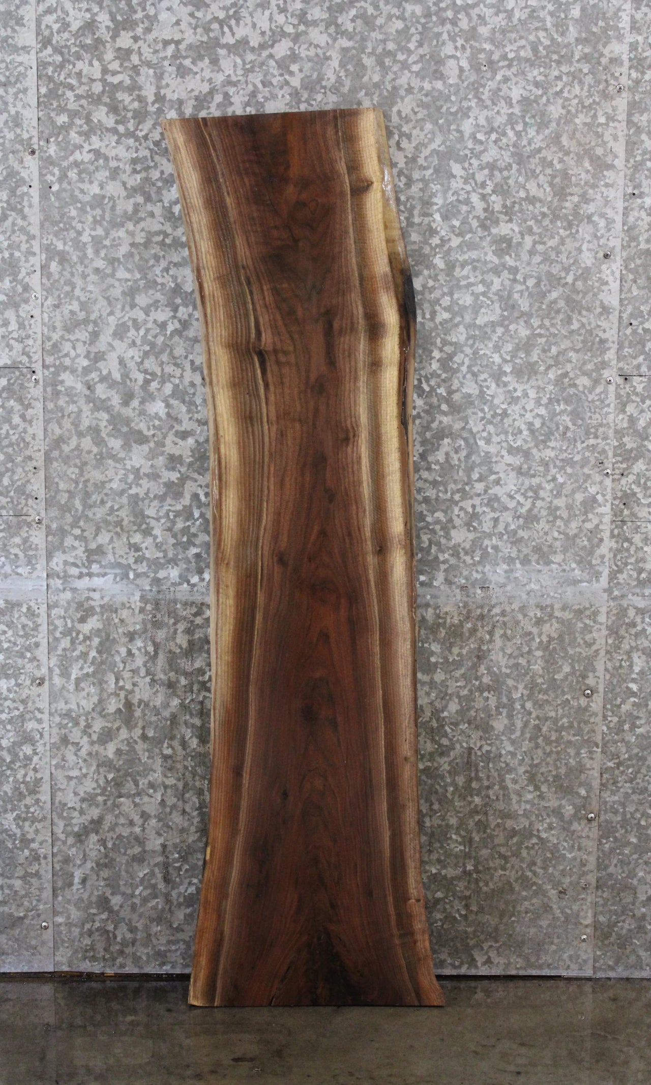 Black Walnut Live Edge Bench/Mantel/Shelf Slab 1387