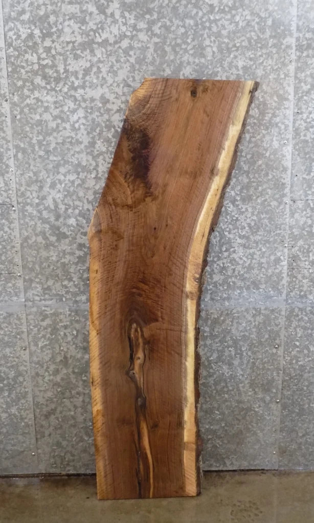 Live Edge Black Walnut Bar Top/Mantle/Accent Table Top Slab 1396