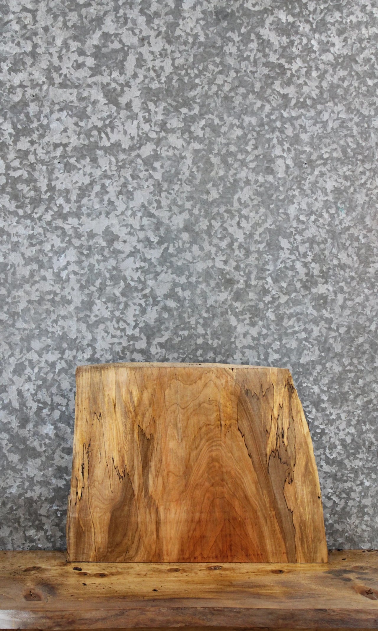 Spalted Maple Live Edge Charcuterie Slab 14046