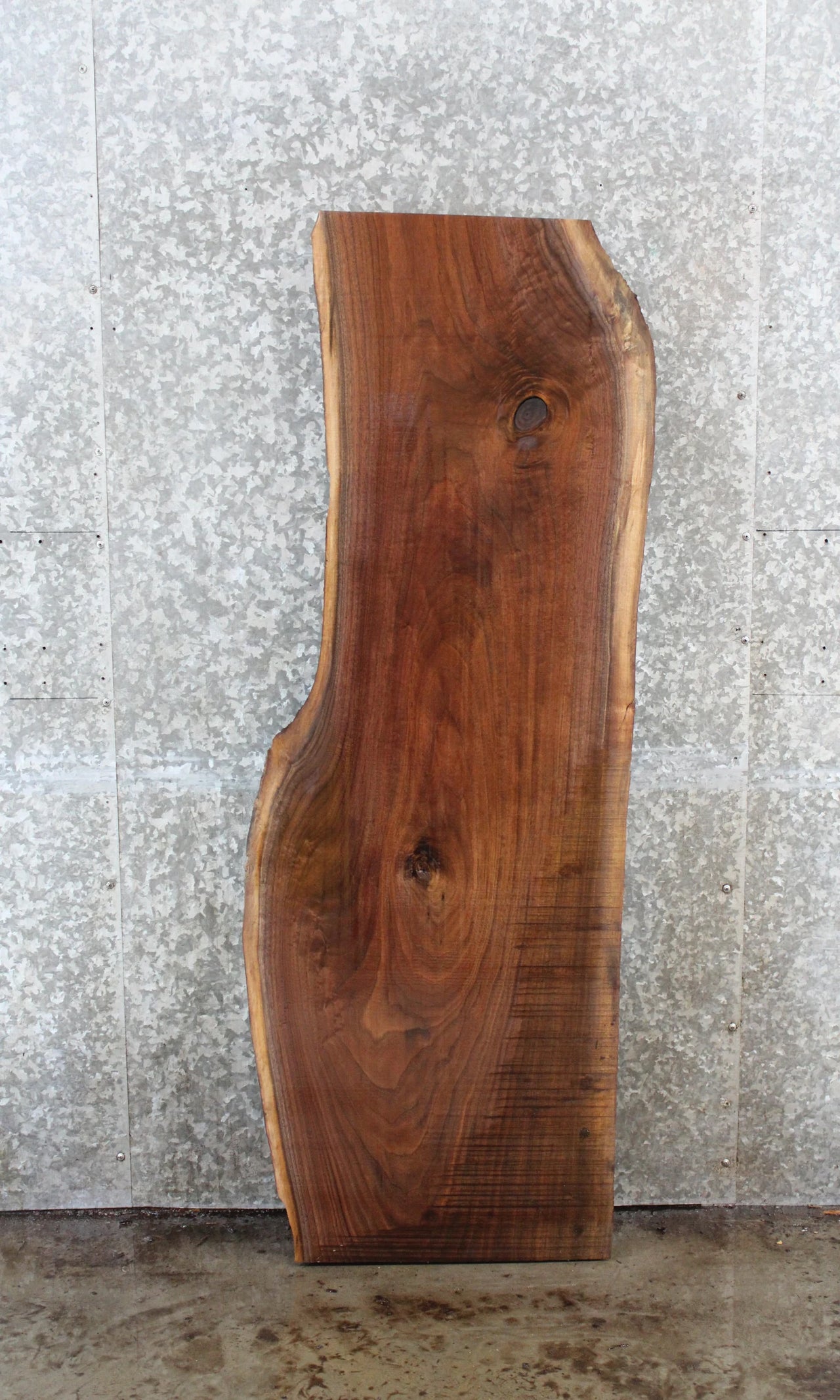 Live Edge Black Walnut Vanity Shelf/Coffee Table Slab 1405