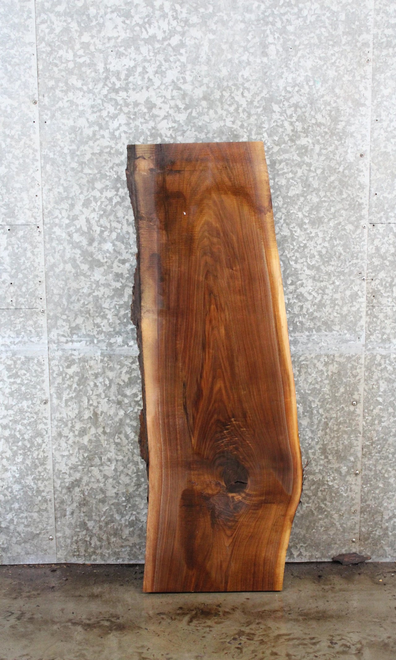 Black Walnut Live Edge Console Table/Bench Top 1406