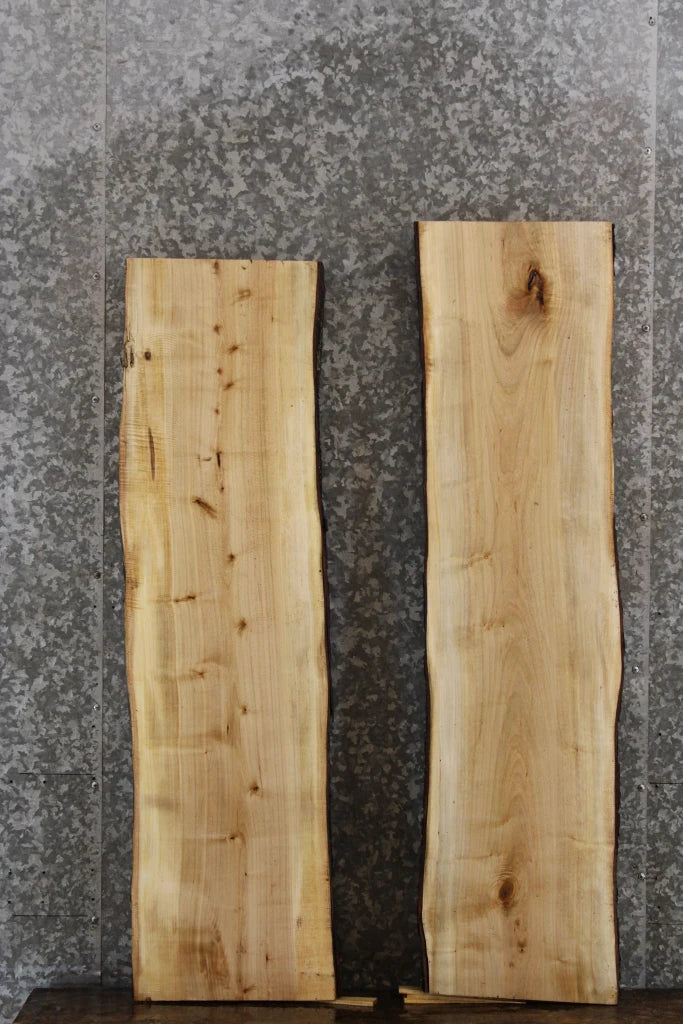 2- Live Edge Maple Slabs, Epoxy River Table Top Project Wood 1416-1417