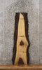 Thumbnail for Rustic Live Edge Black Walnut Console Table Top 1420