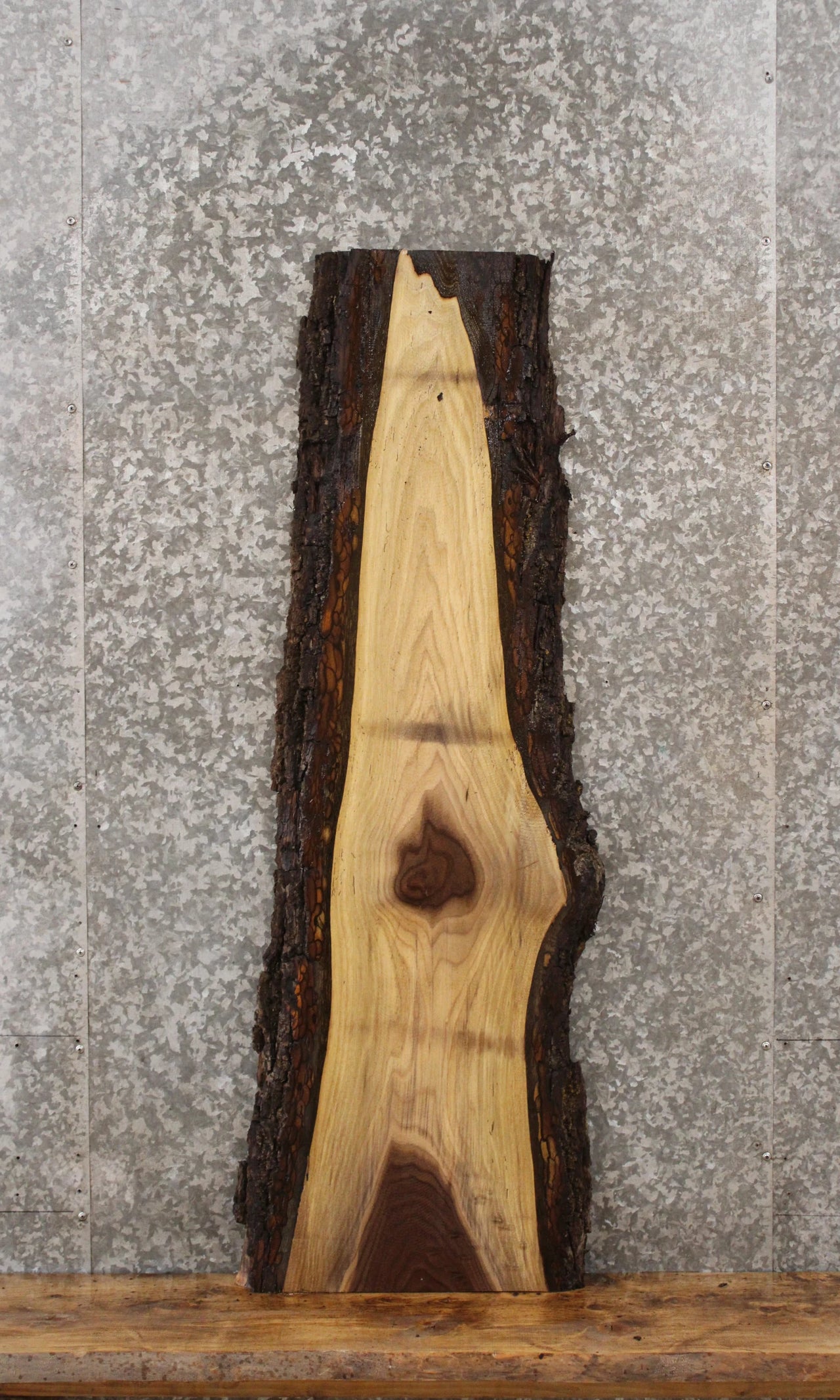 Rustic Live Edge Black Walnut Console Table Top 1420