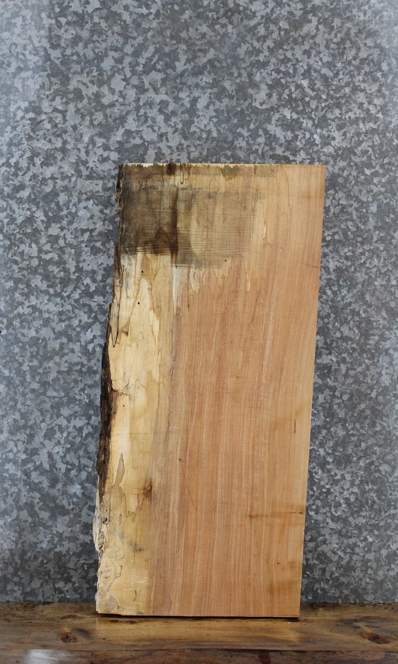 Maple Live Edge End Table/Shelf Slab 1424