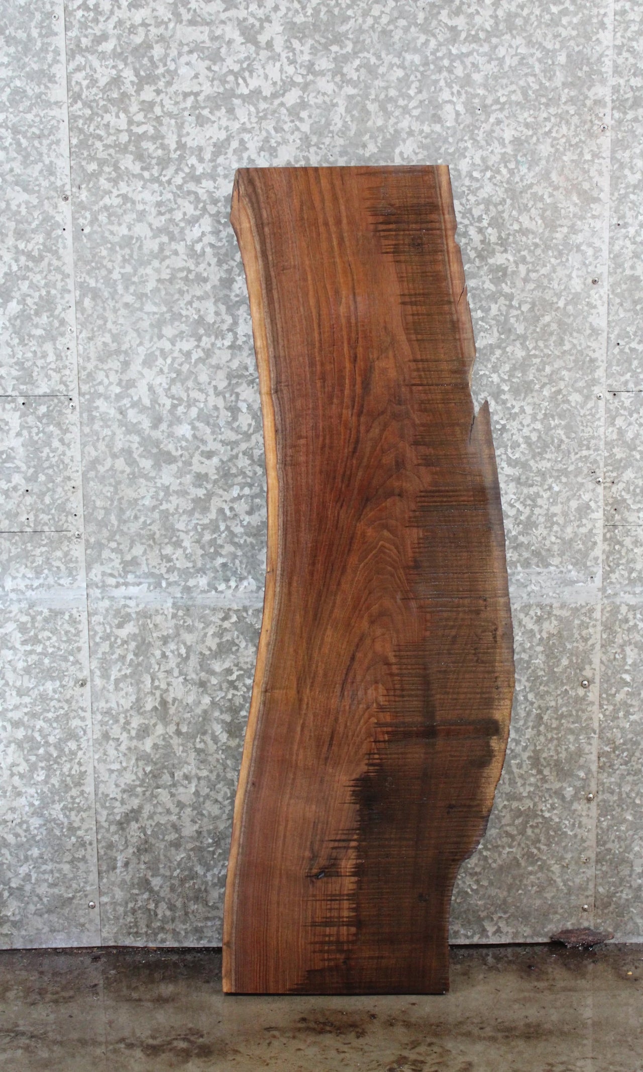 Black Walnut Live Edge Shelf/Coffee Table Slab 1442