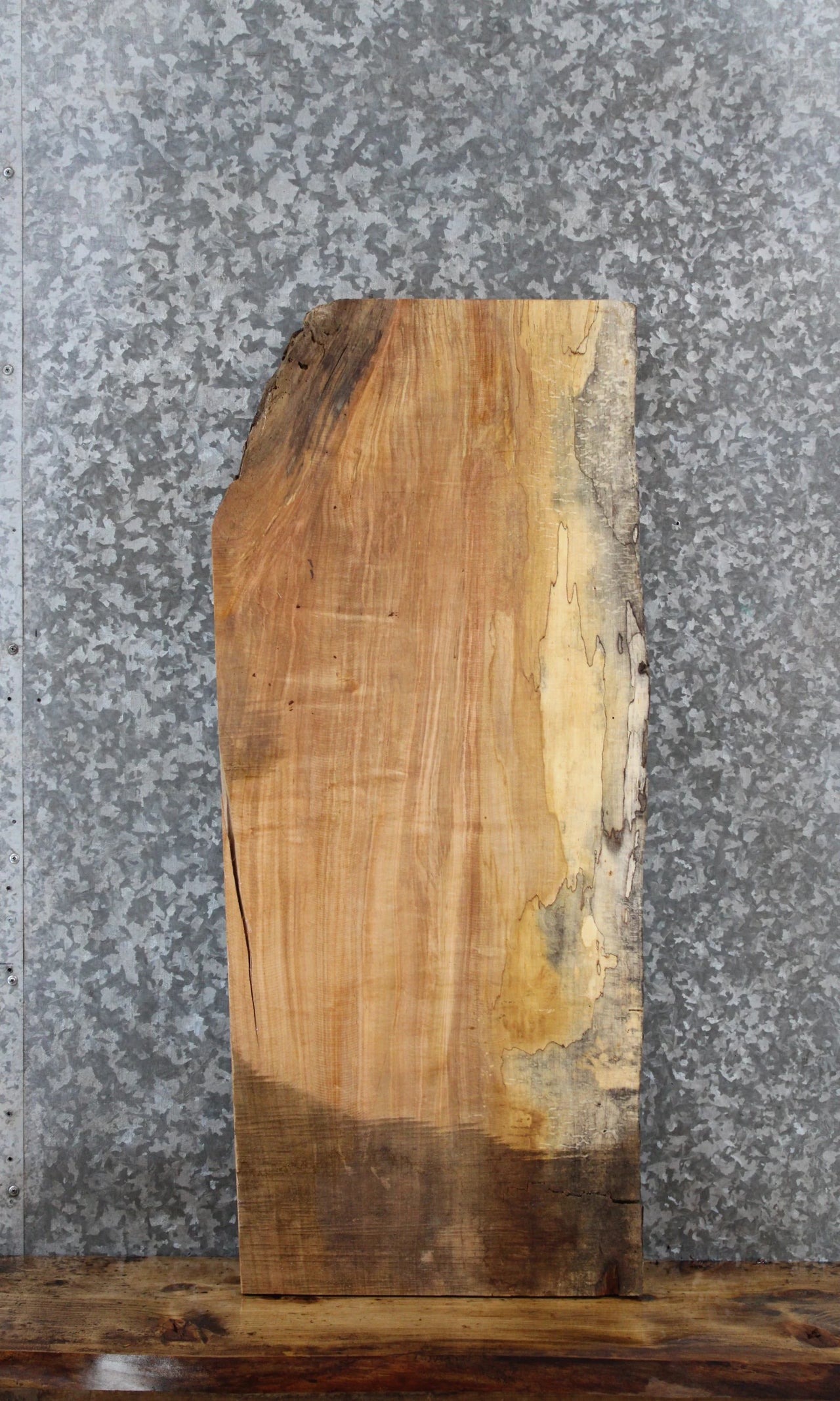 Maple Live Edge Shelf/End Table Slab 1469