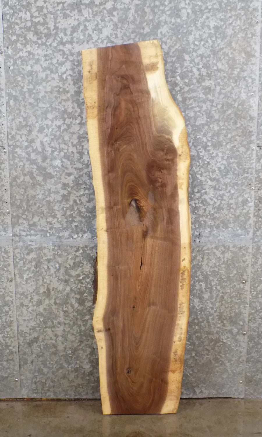 Salvaged Black Walnut Live Edge Coffee/Entry Table Wood Slab 1471