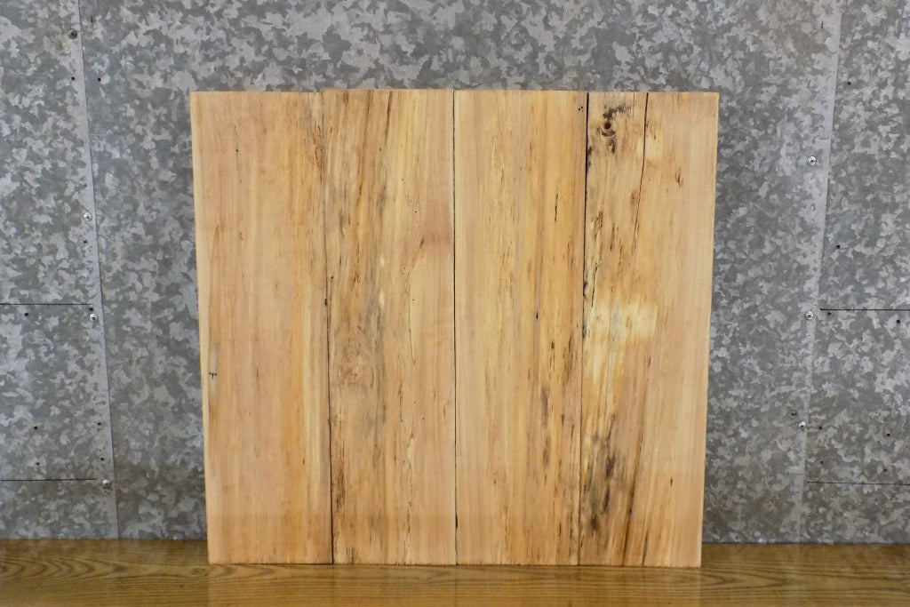 4- Reclaimed Kiln Dried Maple Lumber Boards/Wood Shelf Slabs 14744-14745