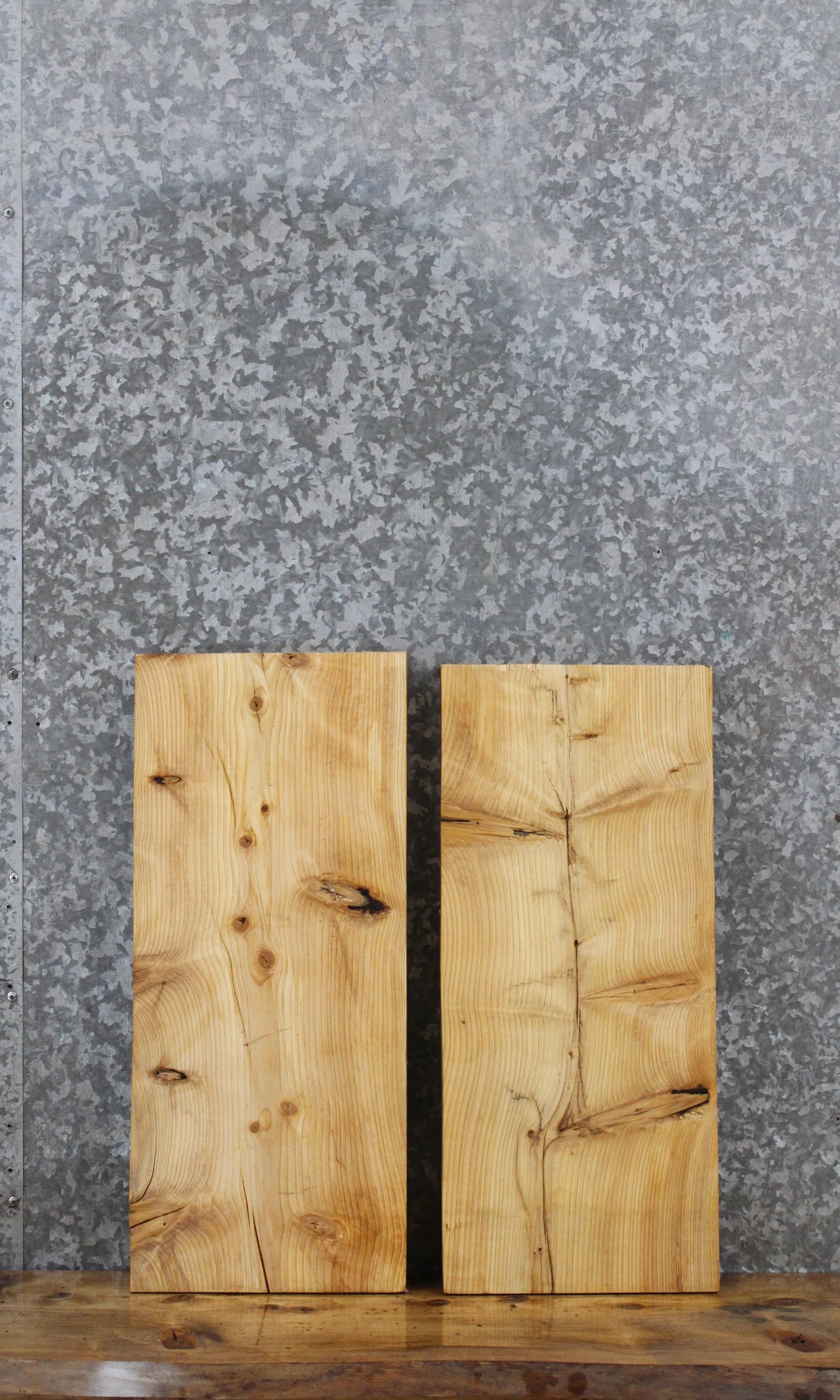 2- Knotty Pine DIY Lumber Boards 14757-14758