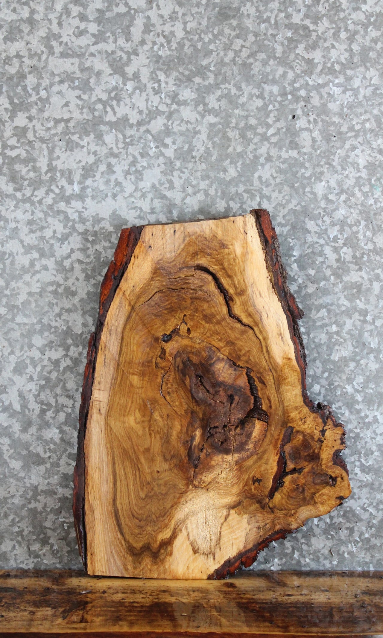 Live Edge White Oak End Table Top/Charcuterie Board Slab 14759